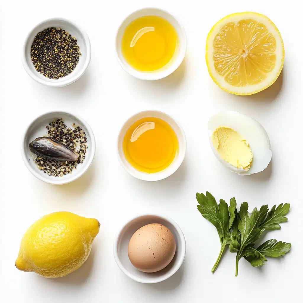 Ingredients for gluten free Caesar dressing